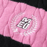 Y2k Polo Striped Loose Sweater