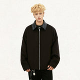 Loose Solid Color Padded Jacket