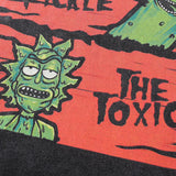 Loose Washed Toxic Rick Print T-Shirt