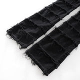Distressed Women's Straight Jeans