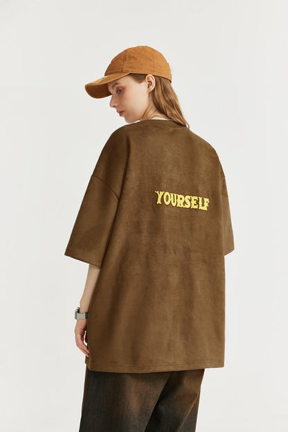 Loose Embroidery Oversized T-shirt