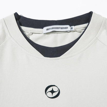 Minimalist Patchwork Sweatshirt