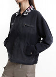 Y2K Urban Shadow Denim Jacket