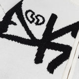 Y2K Graffiti Zip-Up Sweater