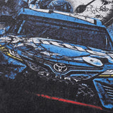 Vintage Loose Racing Car Print T-Shirt