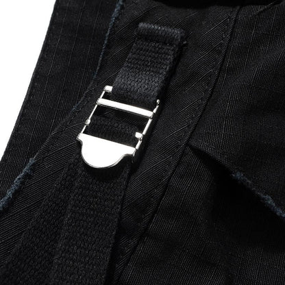 Hand-polished Belt Black Jorts