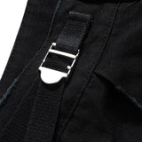 Hand-polished Belt Black Jorts