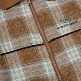 Patchwork Plaid Splicing Color Shirt