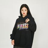 Endless Colourful Letter Print Hoodie