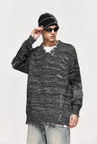 Loose Ripped Knitted Sweater