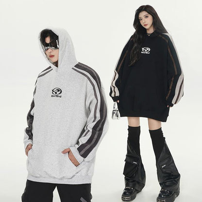 Striped Oversized Hoodie