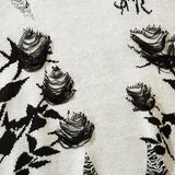 Loose Ripped Flower Knitted Sweater