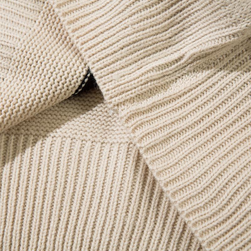 Oversized Striped Knitted Sweater