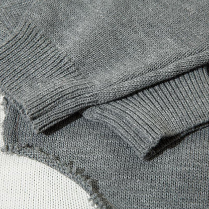 "Bullet" Letter Loose Sweater