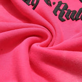 Letter Embroidery Washed Sweatshirt