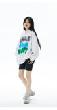 Souls And Party Print Hoodie