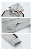 Plaid Accent Hoodie