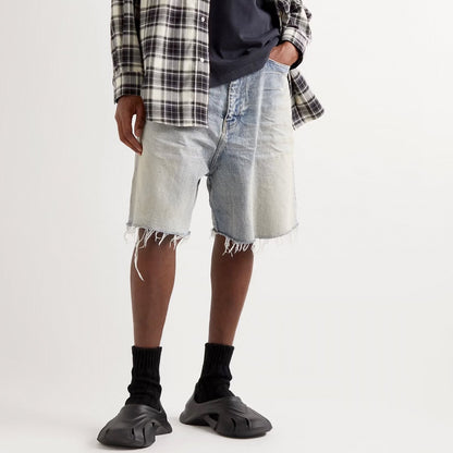 Retro Blue Washed Women's Jorts