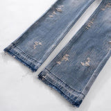Vintage Washed Women's Distressed Jeans