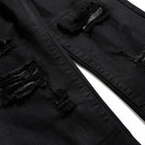 Distressed Baggy Black Jeans