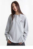 Fall Embroidered Henley T-shirt