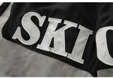 Contrast Color Drawstring Sports Shorts