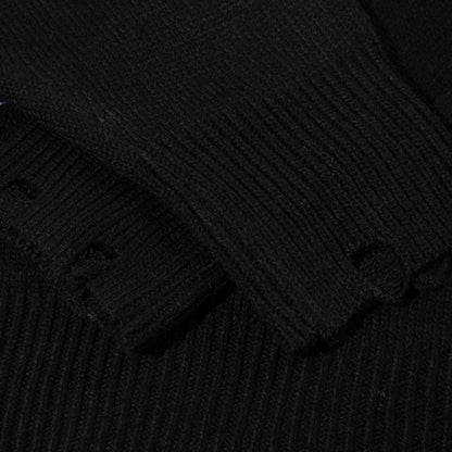 Stitched Star Loose Sweater