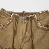 Raw Edge Retro Jeans