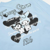 Love Hearts Long-sleeved T-shirt