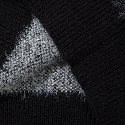 Vintage Pointed Star Loose Sweater