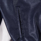 PU Faux Leather Varsity Jacket
