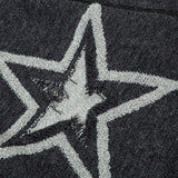Star Embroidery Loose Sweater