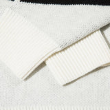 Y2K Star Knitted Polo Sweater