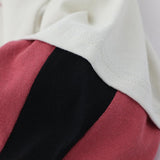 Oversized Patchwork Long Sleeve T-shirt