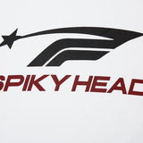 "Spiky Head" Letter Print T-shirt