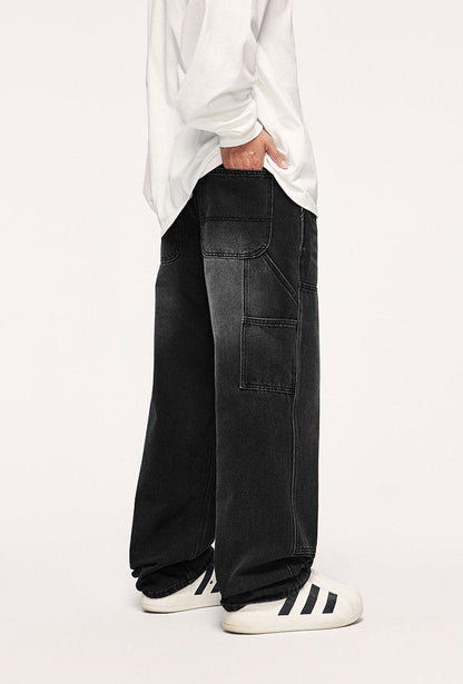 Wide-leg Baggy Cowboy Jeans