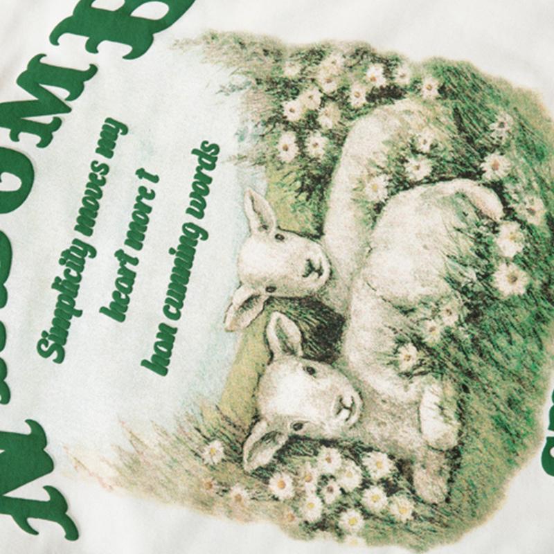 Sheep Flower Polo Sweatshirt