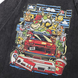Loose Mario Car Print T-shirt