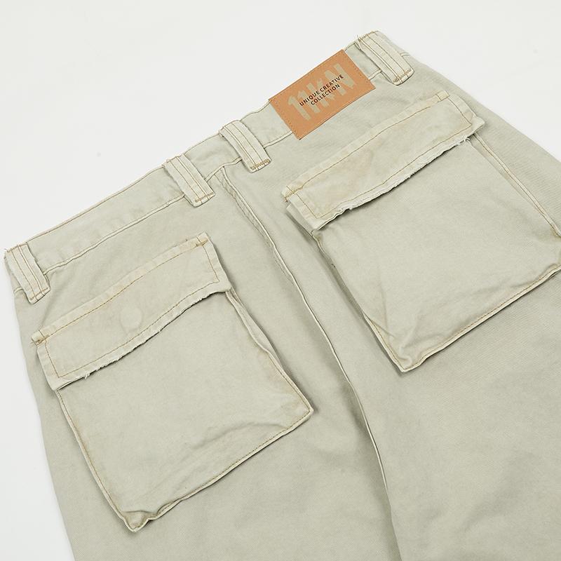 Straight-leg Loose Cargo Pants