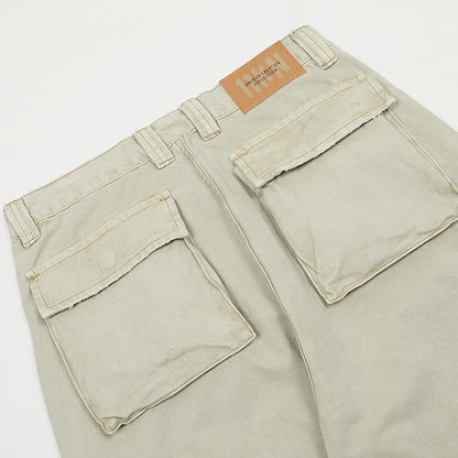 Straight-leg Loose Cargo Pants