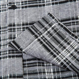 Plaid Hooded Button-Up Shirt