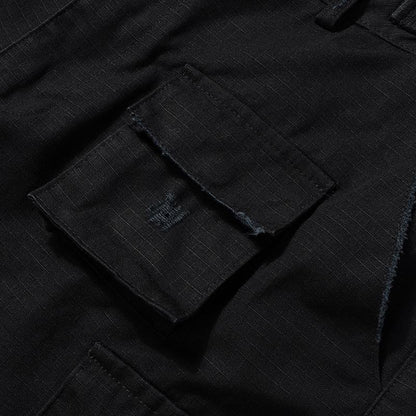 Hand-polished Belt Black Jorts