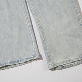 Wide-leg Multi Pockets Denim Jeans