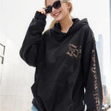 Retro Unfaithful Print Hoodie