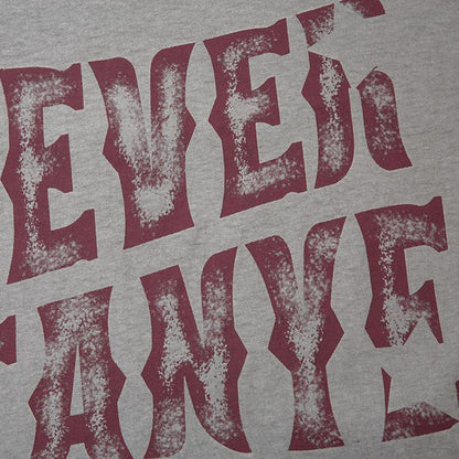 Letter Printed Washed Oversized T-shirt