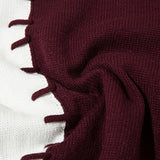 Patchwork Loose Knitted Sweater