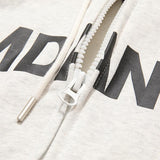 Splicing Color Patchwork Zip-up Hoodie