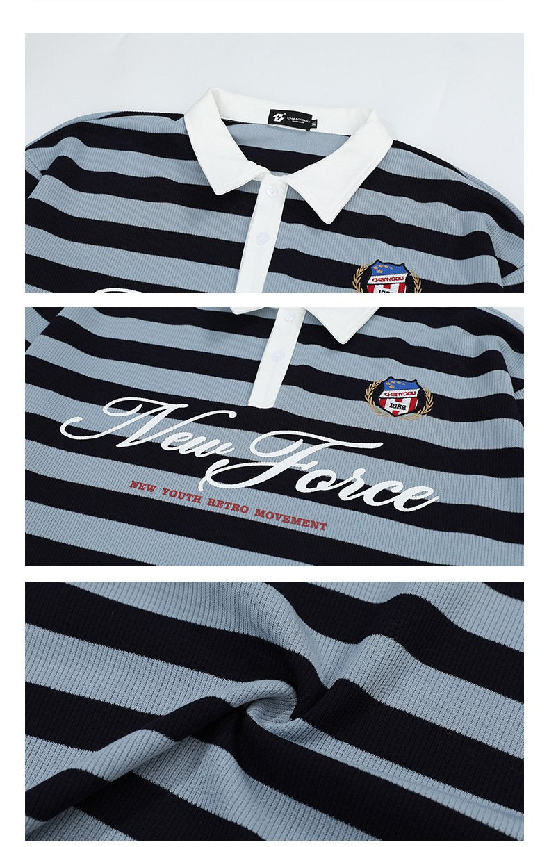 Classic Striped Rugby T-shirt