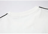 Loose Side Stripe Racing T-shirt