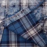 Vintage Plaid Ripped Shirt